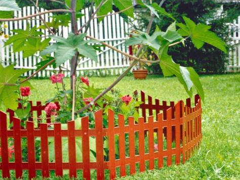Декоративный забор для огорода (73 фото)